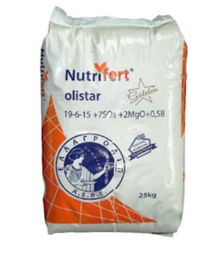 Nutrifert olistar 19-6-15 (+7) +2MgO +0,5B